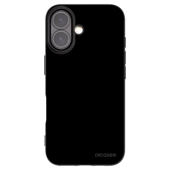 Picasee silikonový černý obal pro Apple iPhone 16 - Black Bliss
