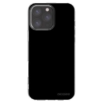 Picasee silikonový průhledný obal pro Apple iPhone 16 Pro Max - Black Bliss