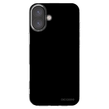 Picasee silikonový průhledný obal pro Apple iPhone 16 Plus - Black Bliss