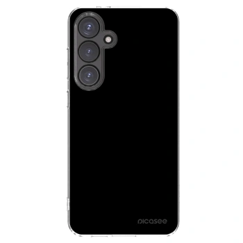 Picasee silikonový průhledný obal pro Samsung Galaxy S24 FE S721B - Black Bliss