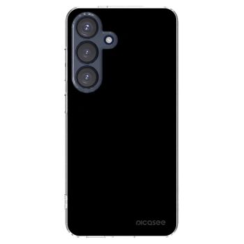 Picasee silikonový průhledný obal pro Samsung Galaxy S25 5G - Black Bliss