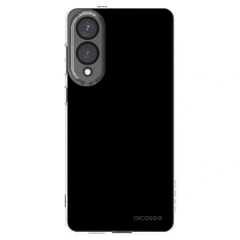 Picasee silikonový průhledný obal pro Samsung Galaxy S25 Edge 5G - Black Bliss