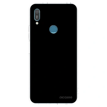 Picasee silikonový průhledný obal pro Huawei Y6 2019 - Black Bliss