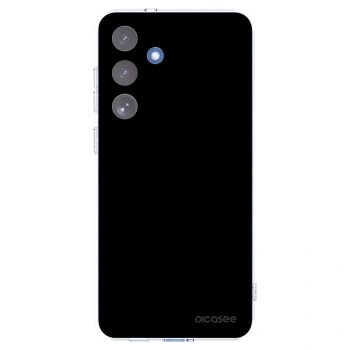 Picasee silikonový průhledný obal pro Samsung Galaxy S25 FE 5G - Black Bliss