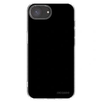 Picasee silikonový průhledný obal pro Apple iPhone 17e - Black Bliss