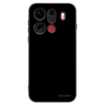 Picasee silikonový černý obal pro OPPO Find X9 Pro - Black Bliss
