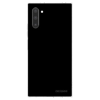 Picasee silikonový průhledný obal pro Samsung Galaxy Note 10 N970F - Black Bliss