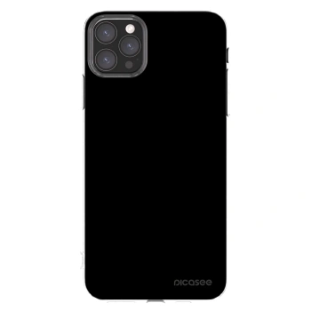 Picasee silikonový průhledný obal pro Apple iPhone 11 Pro Max - Black Bliss