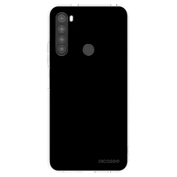 Picasee silikonový průhledný obal pro Xiaomi Redmi Note 8 - Black Bliss