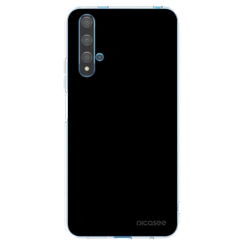 Picasee silikonový průhledný obal pro Huawei Nova 5T - Black Bliss