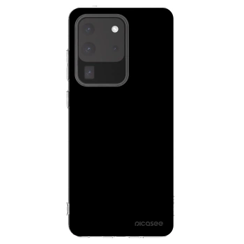 Picasee silikonový průhledný obal pro Samsung Galaxy S20 Ultra 5G G988F - Black Bliss