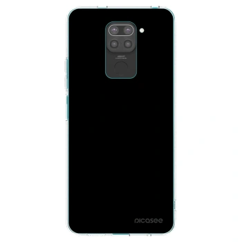 Picasee silikonový černý obal pro Xiaomi Redmi Note 9 - Black Bliss