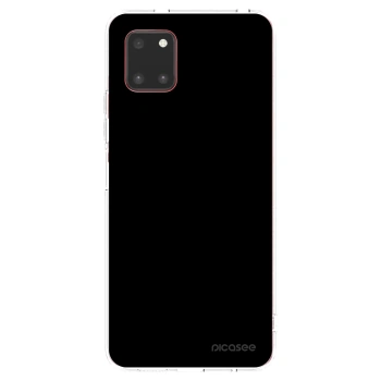 Picasee silikonový průhledný obal pro Samsung Galaxy Note 10 Lite N770F - Black Bliss