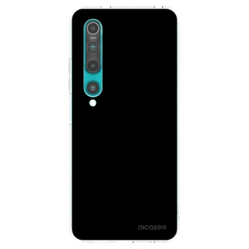 Picasee silikonový průhledný obal pro Xiaomi Mi 10 - Black Bliss