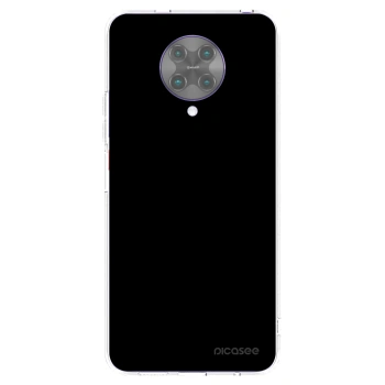 Picasee silikonový průhledný obal pro Xiaomi Poco F2 Pro - Black Bliss