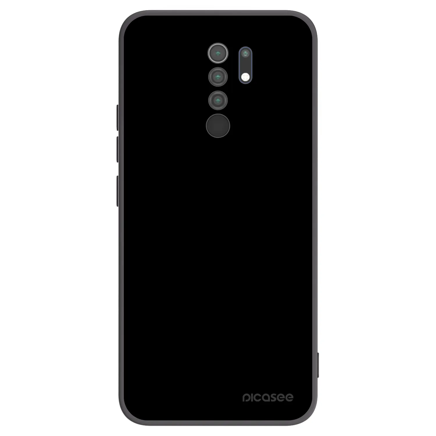 Picasee silikonový černý obal pro Xiaomi Redmi 9 - Black Bliss