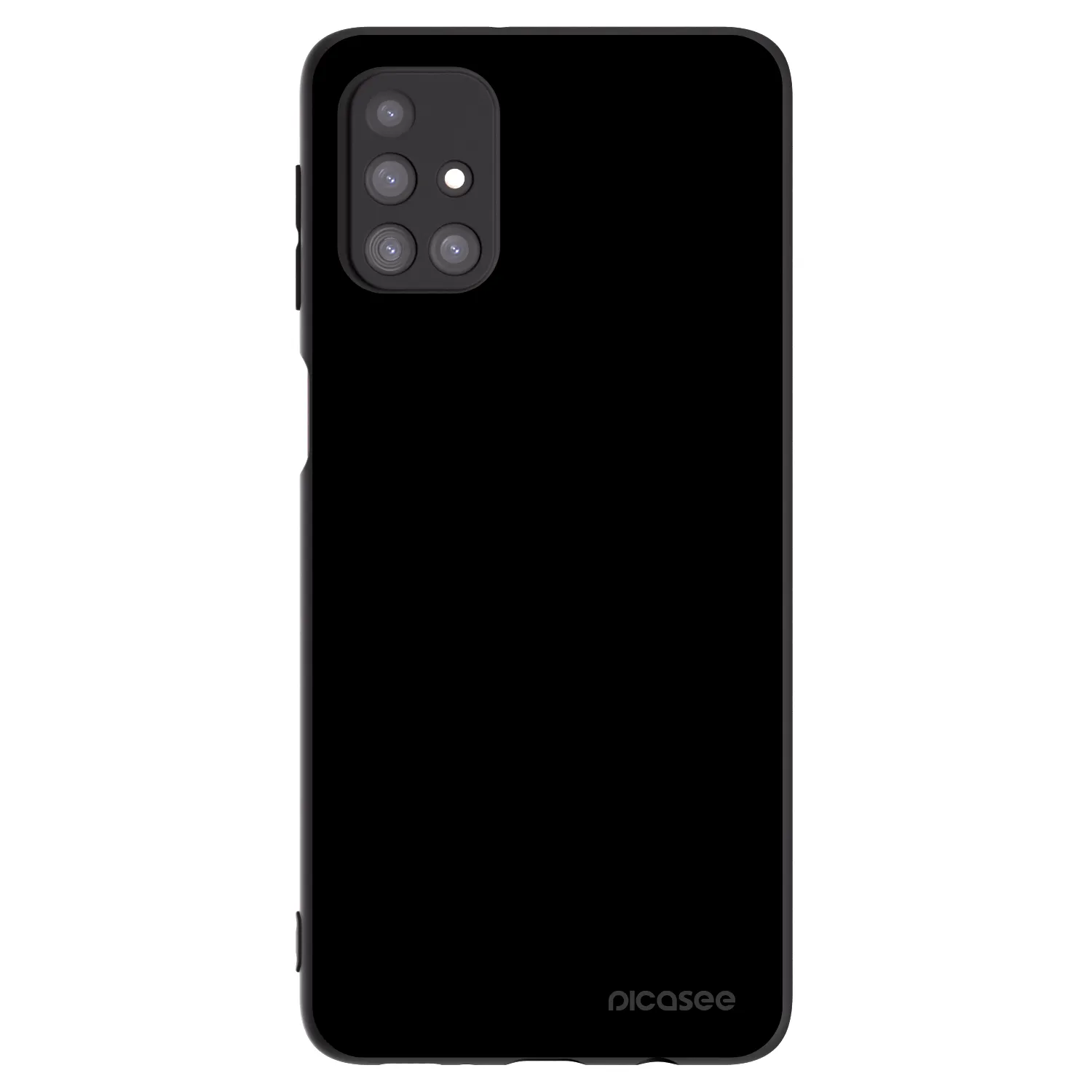Picasee silikonový černý obal pro Samsung Galaxy M31s - Black Bliss