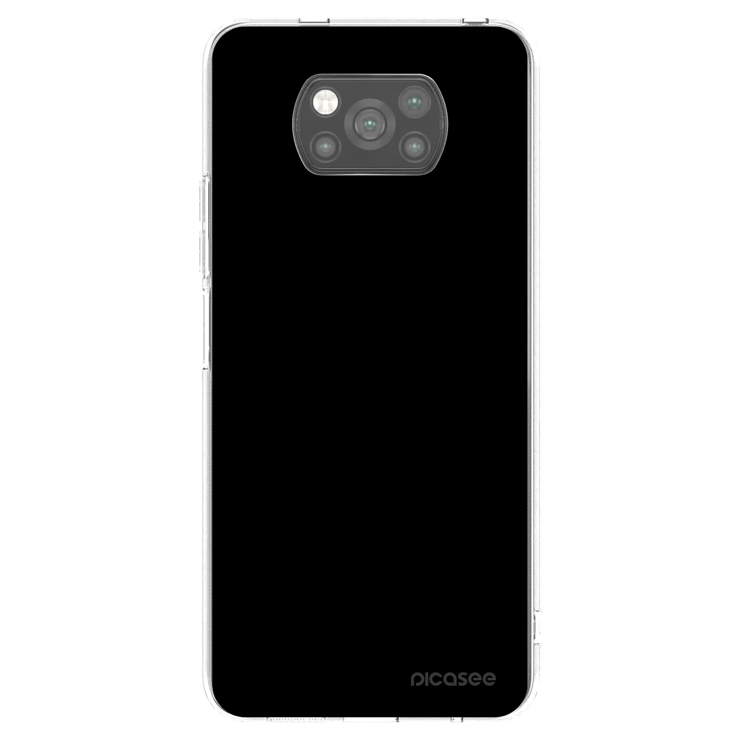 Picasee silikonový černý obal pro Xiaomi Poco X3 - Black Bliss