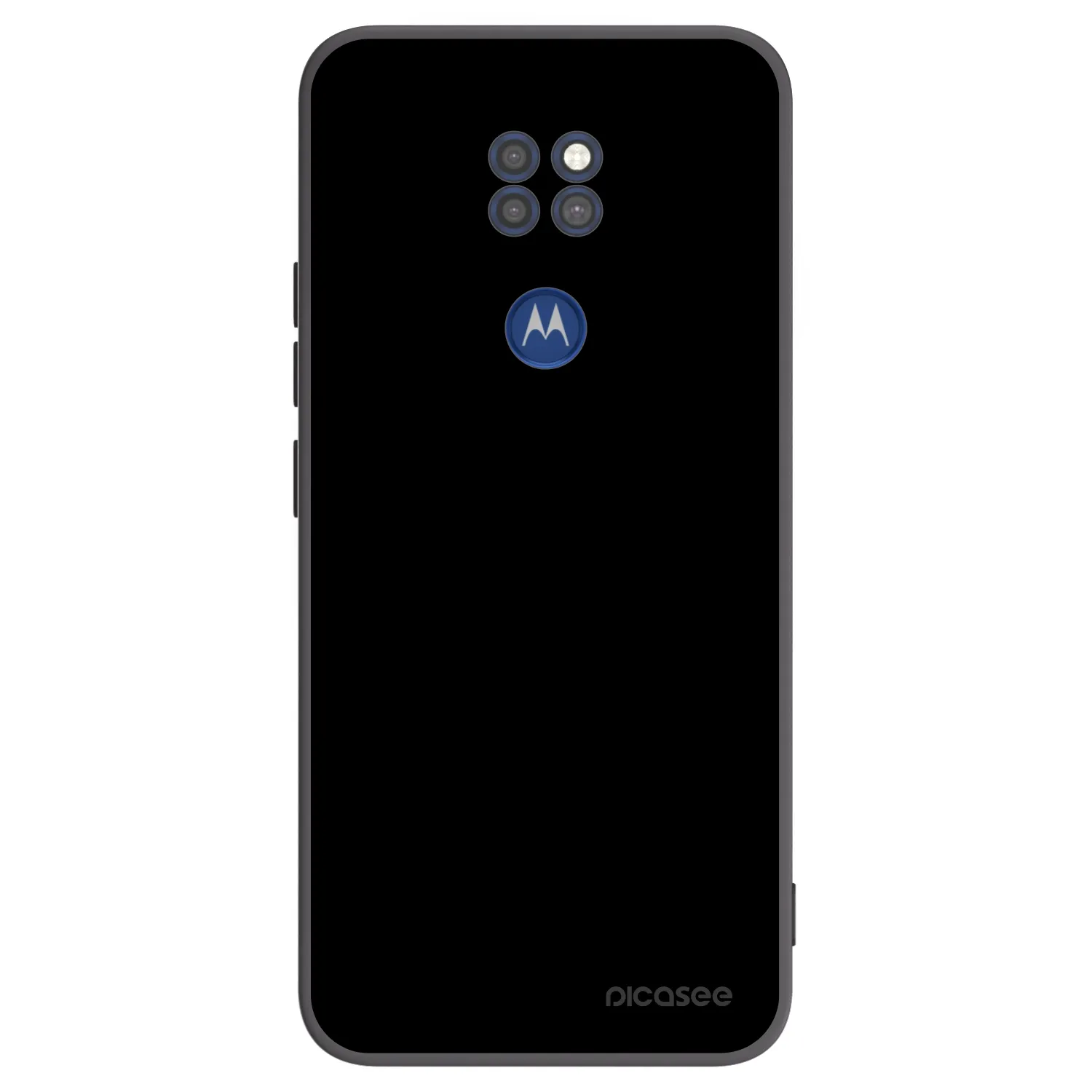 Picasee silikonový černý obal pro Motorola Moto G9 Play - Black Bliss