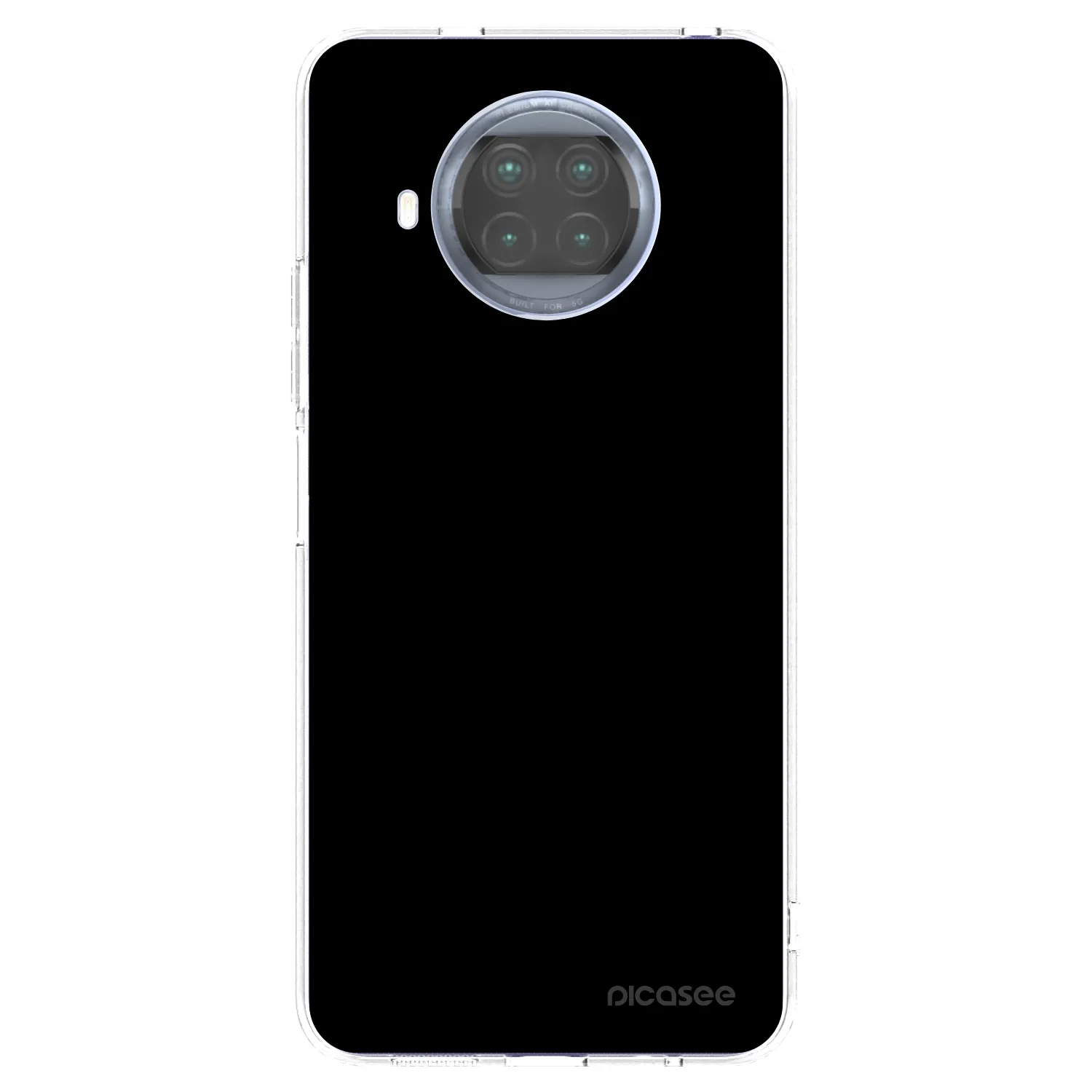 Picasee silikonový průhledný obal pro Xiaomi Mi 10T Lite - Black Bliss