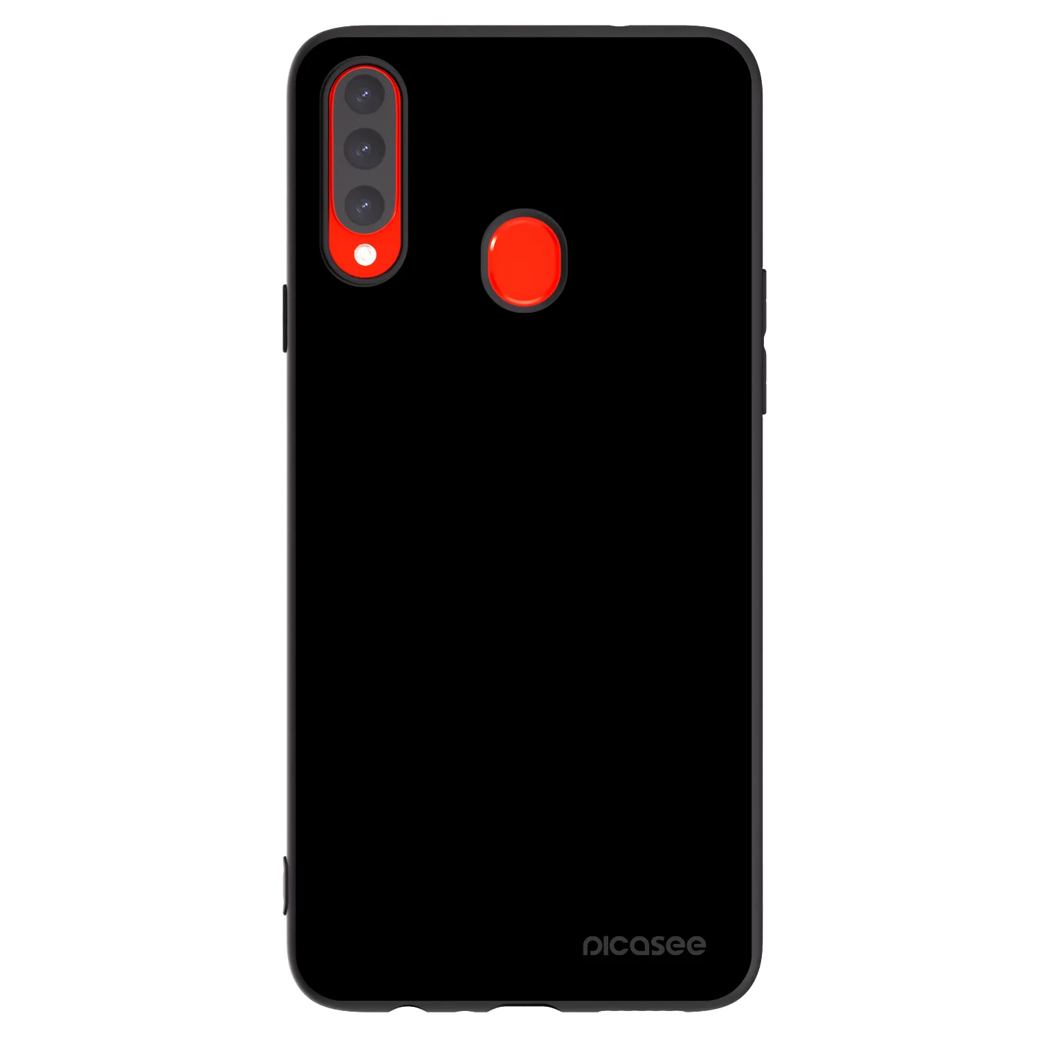 Picasee silikonový černý obal pro Samsung Galaxy A20s - Black Bliss