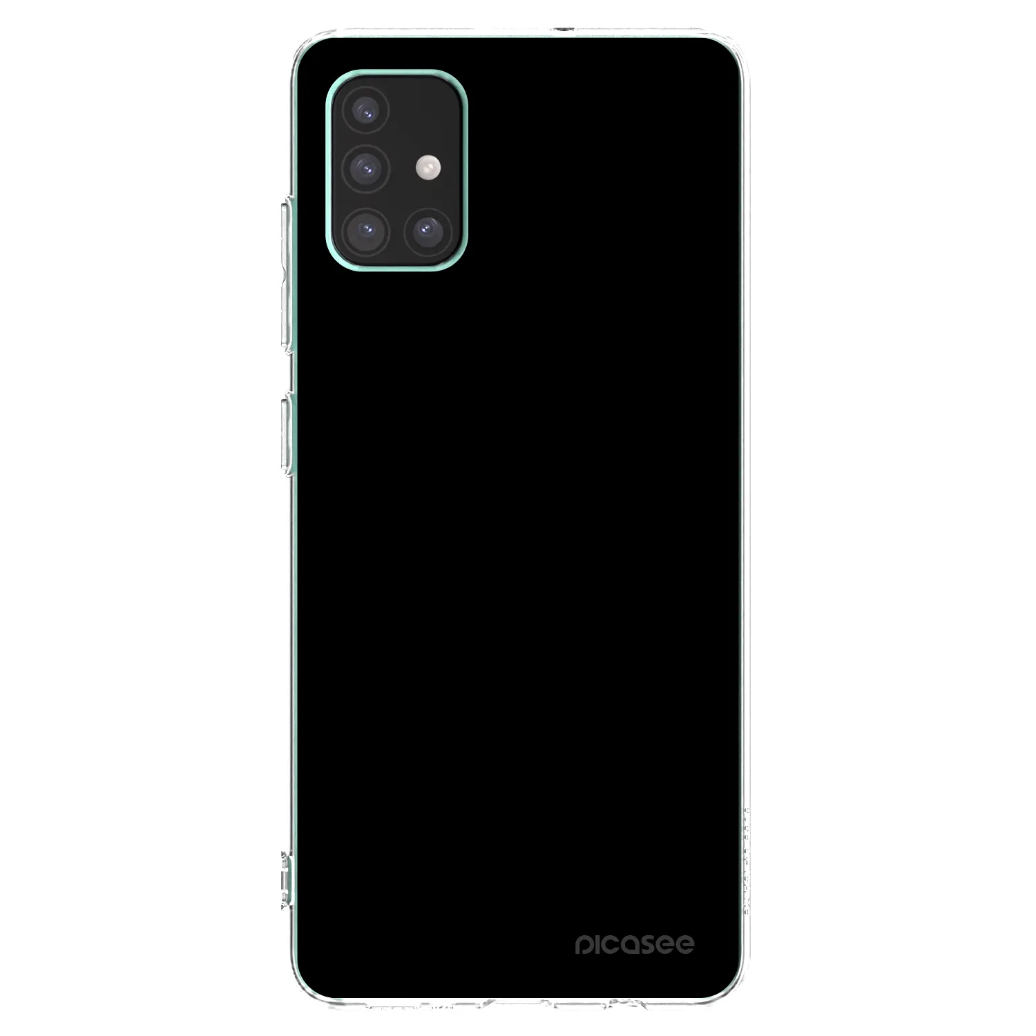 Picasee silikonový průhledný obal pro Samsung Galaxy M51 M515F - Black Bliss