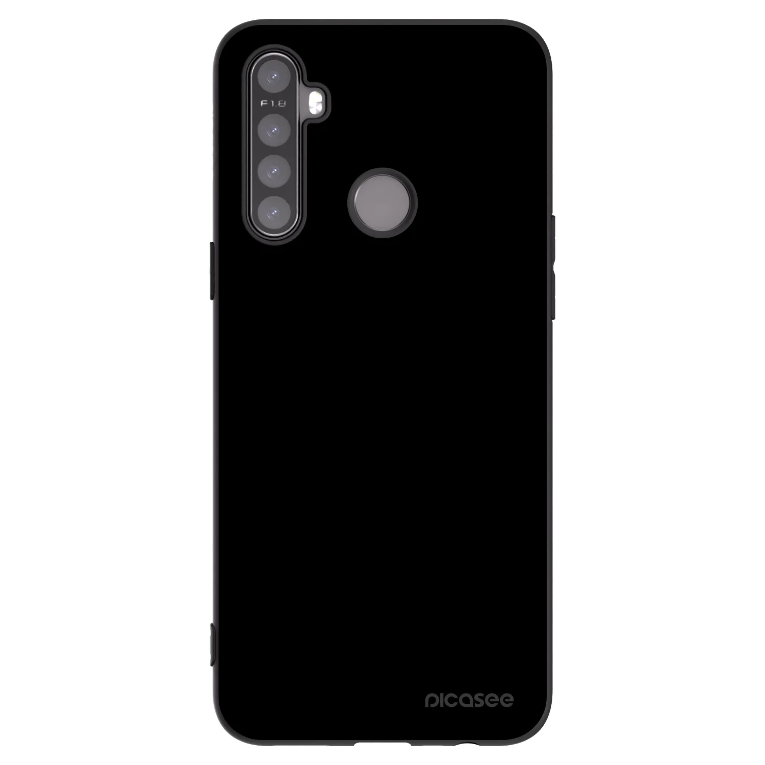 Picasee silikonový černý obal pro Realme 5 - Black Bliss