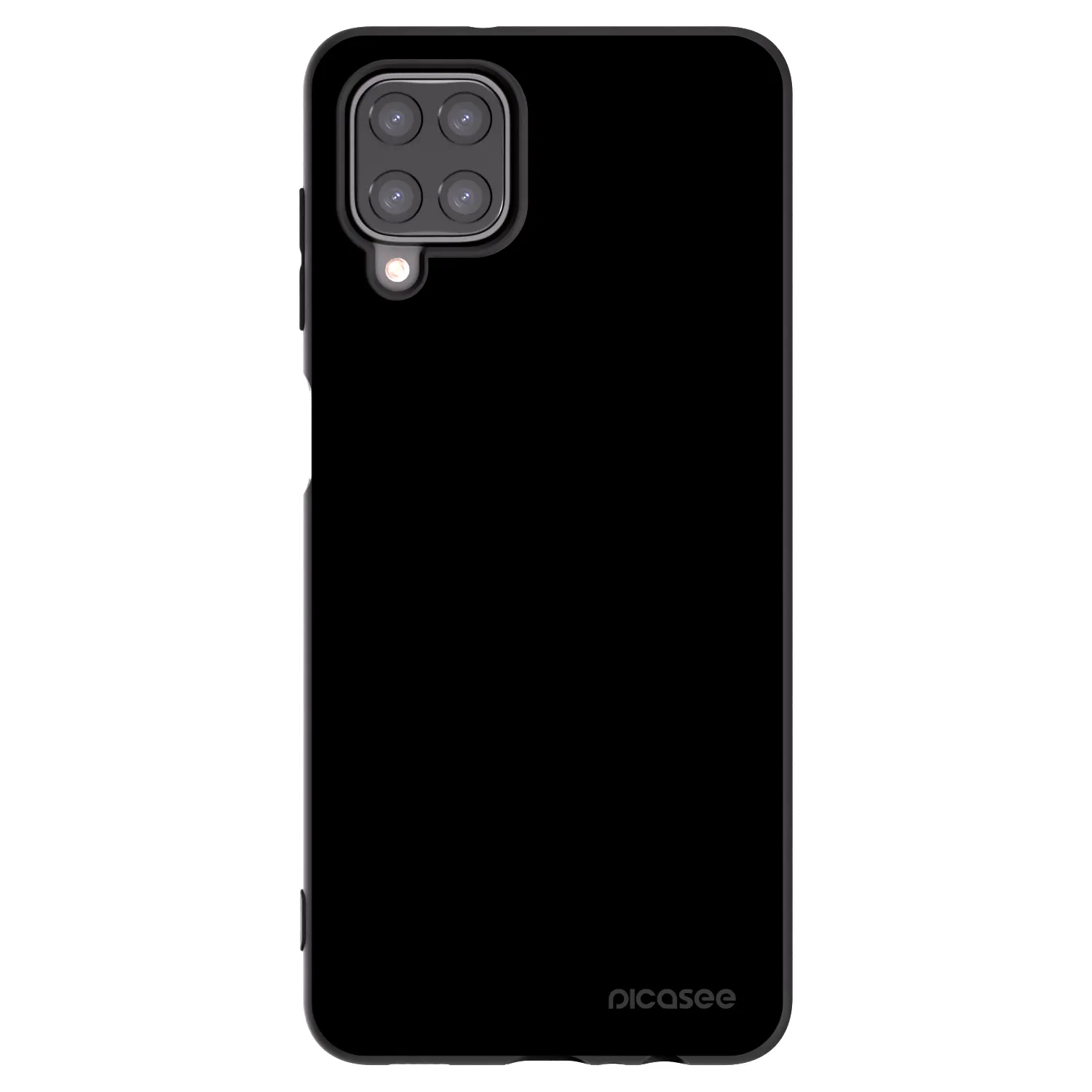 Picasee silikonový černý obal pro Samsung Galaxy A12 A125F - Black Bliss
