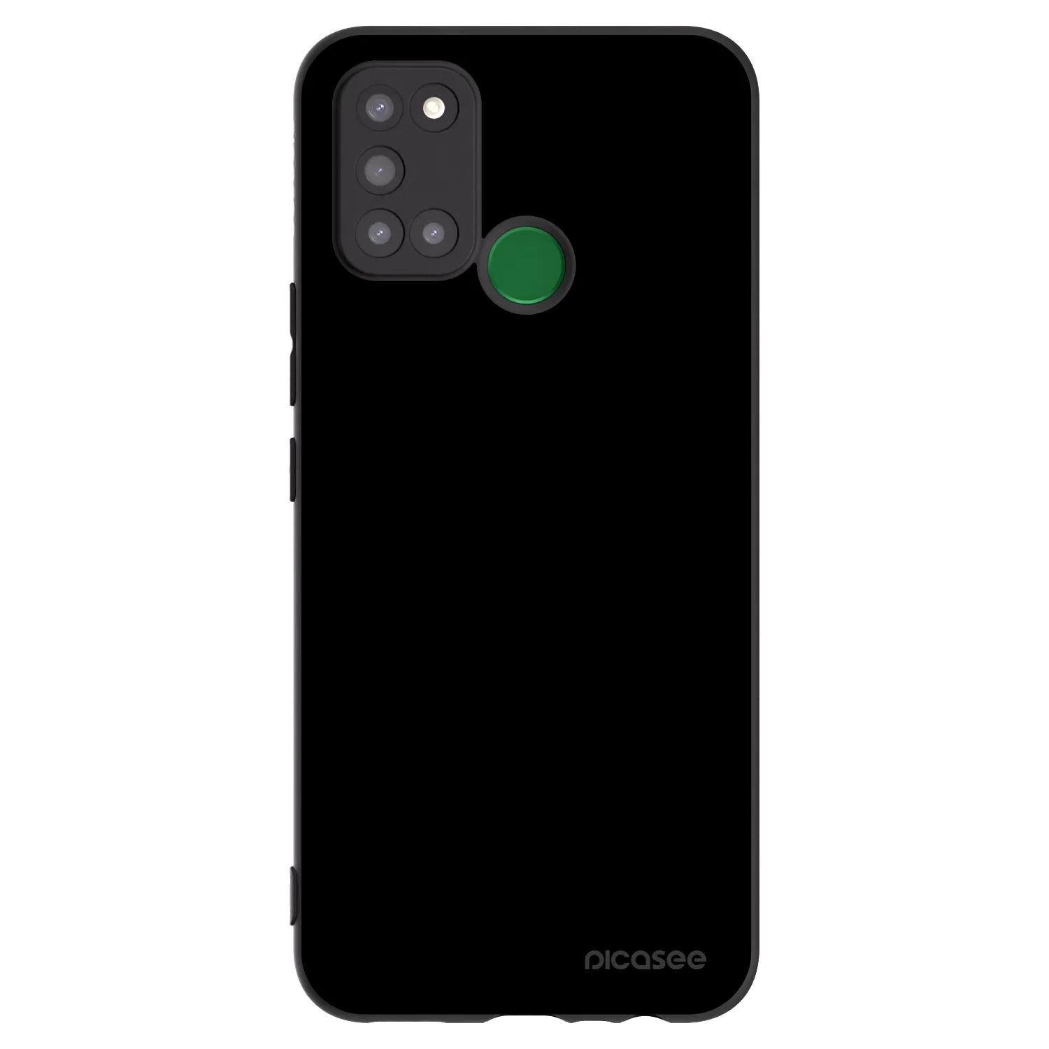 Picasee silikonový černý obal pro Realme 7i - Black Bliss
