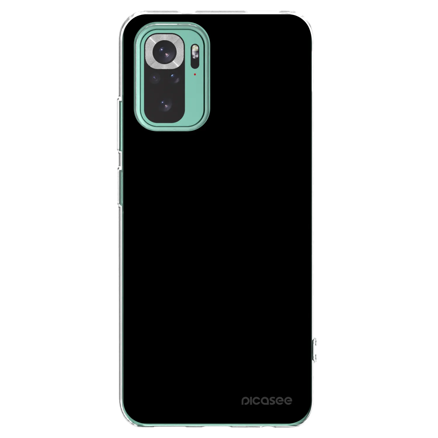 Picasee silikonový průhledný obal pro Xiaomi Redmi Note 10 Pro - Black Bliss