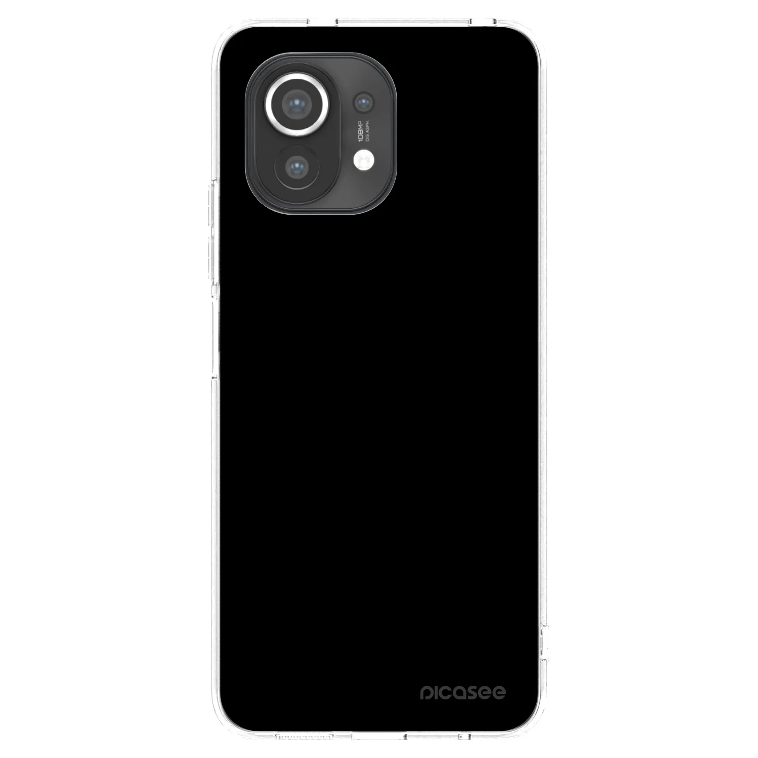 Picasee silikonový průhledný obal pro Xiaomi Mi 11 - Black Bliss