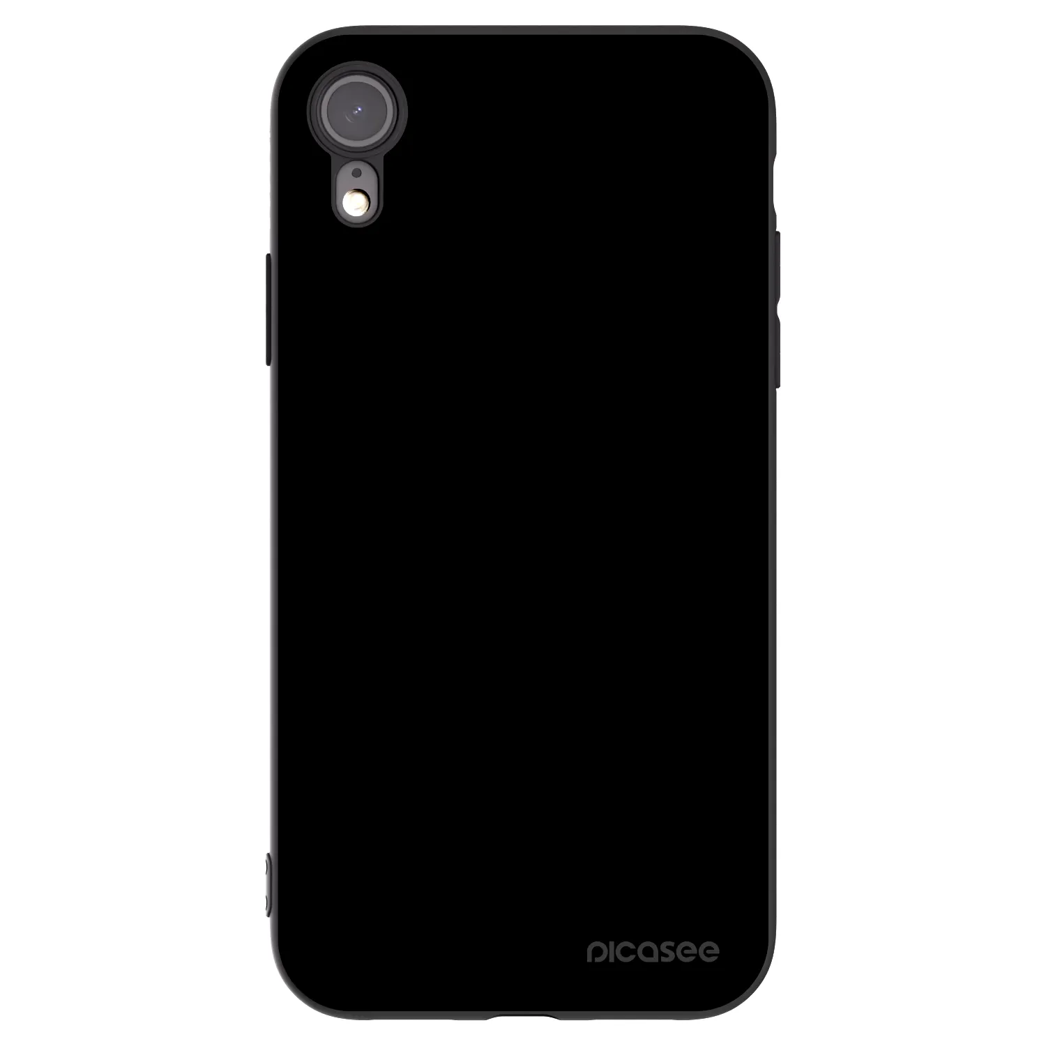 Picasee silikonový černý obal pro Apple iPhone XR - Black Bliss