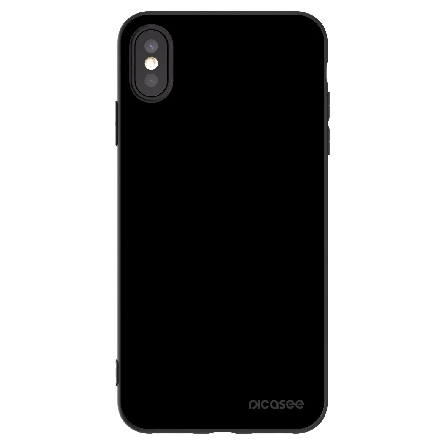 Picasee silikonový černý obal pro Apple iPhone XS Max - Black Bliss