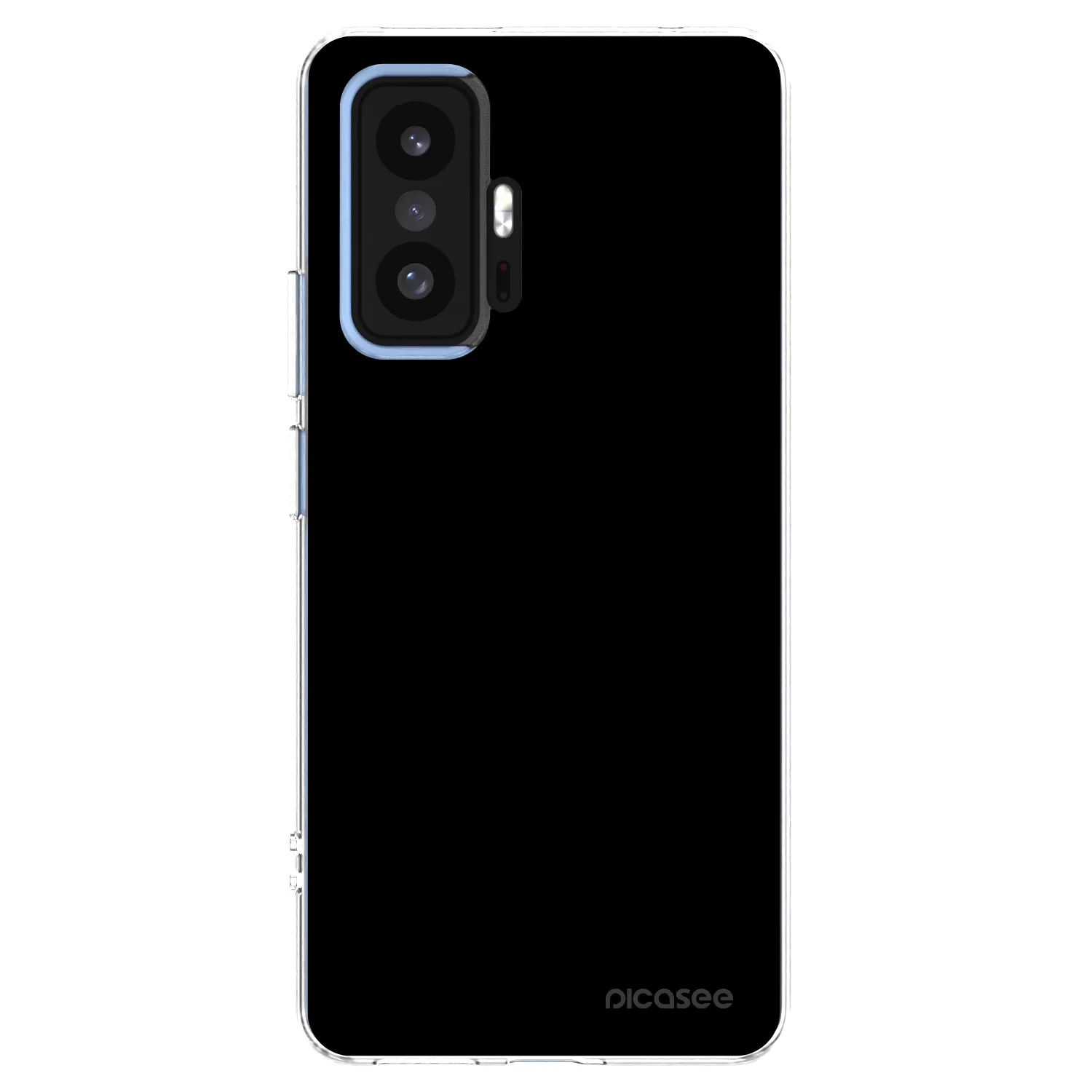 Picasee silikonový průhledný obal pro Xiaomi 11T - Black Bliss