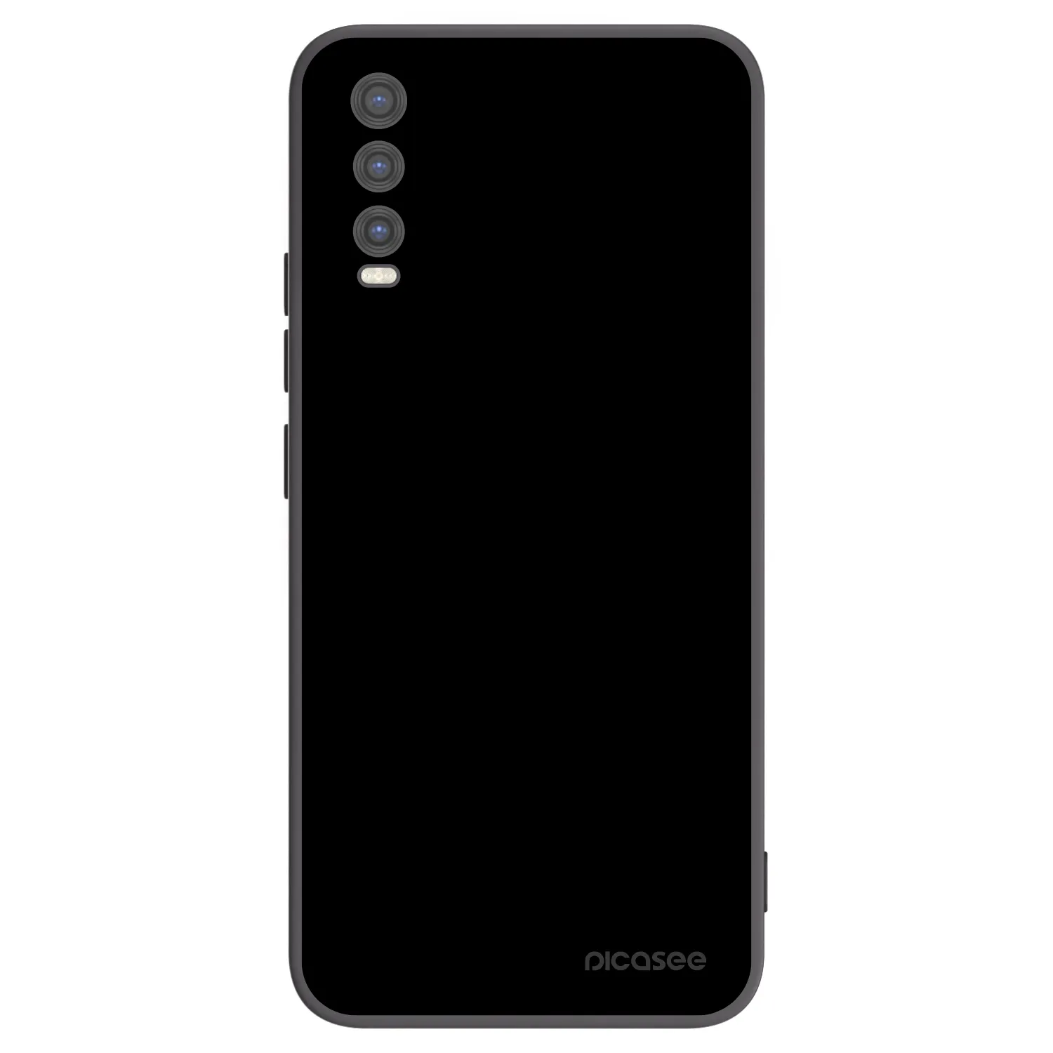 Picasee silikonový černý obal pro Vivo Y20s - Black Bliss