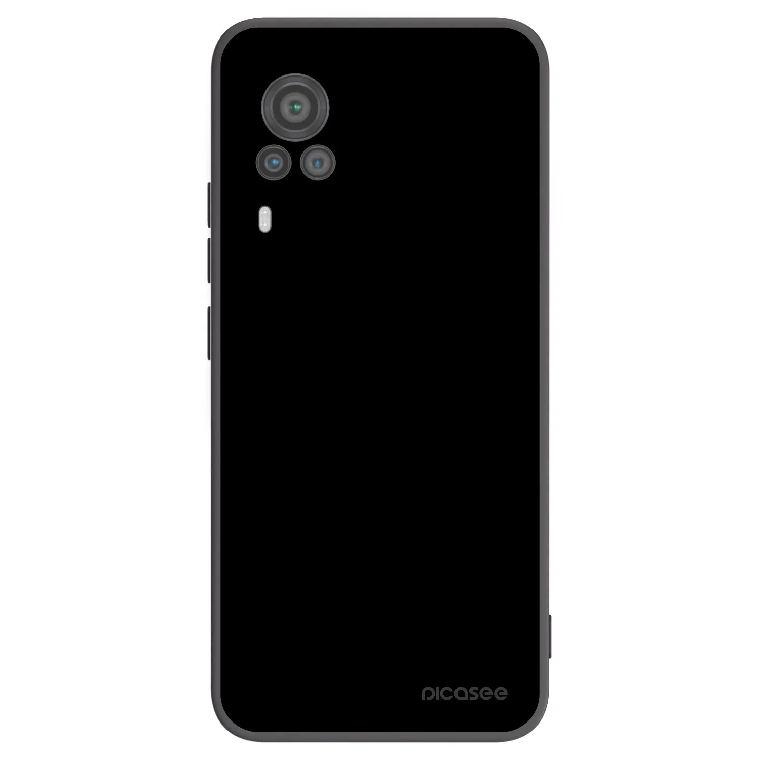 Picasee silikonový černý obal pro Vivo X60 Pro 5G - Black Bliss