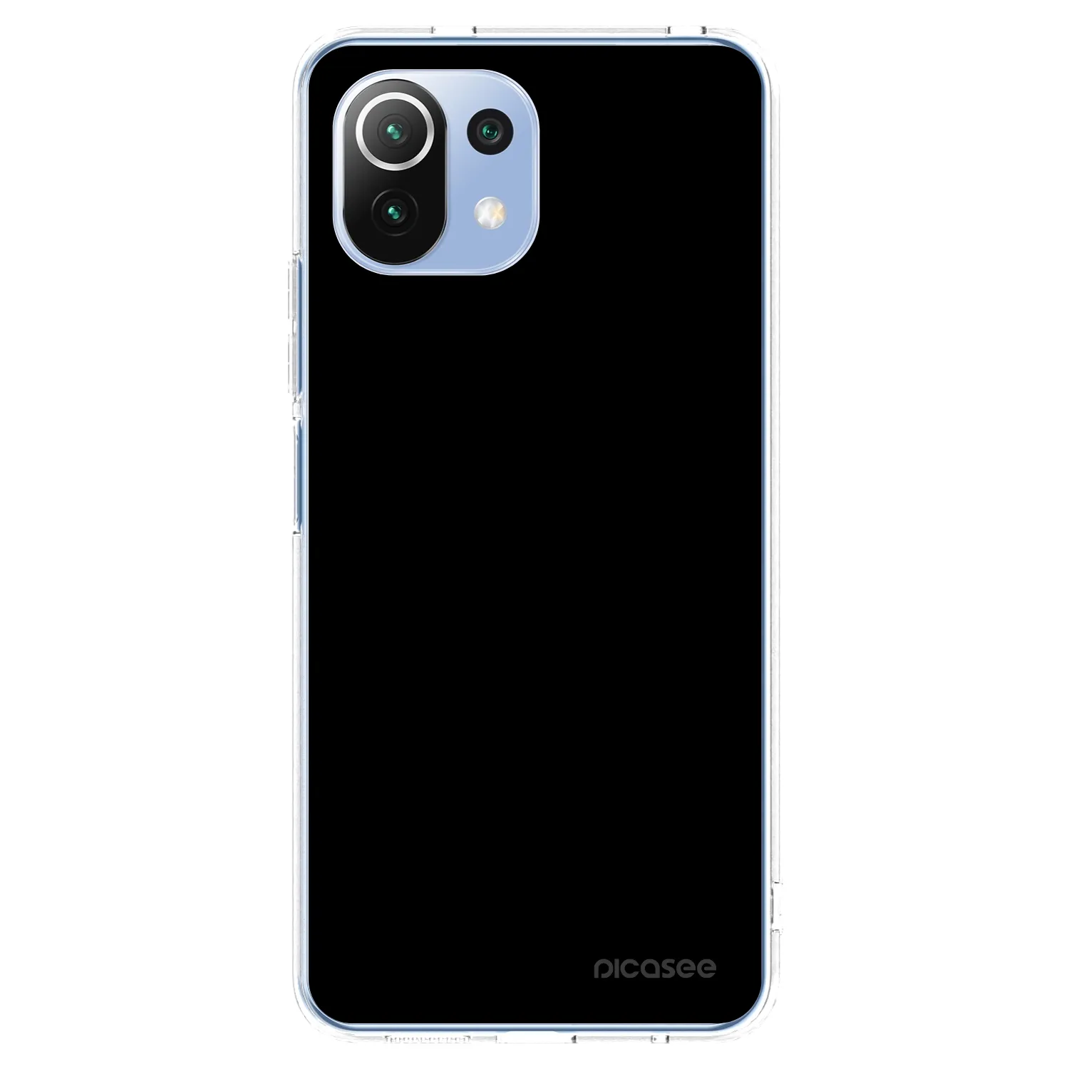 Picasee silikonový průhledný obal pro Xiaomi 11 Lite 5G NE - Black Bliss