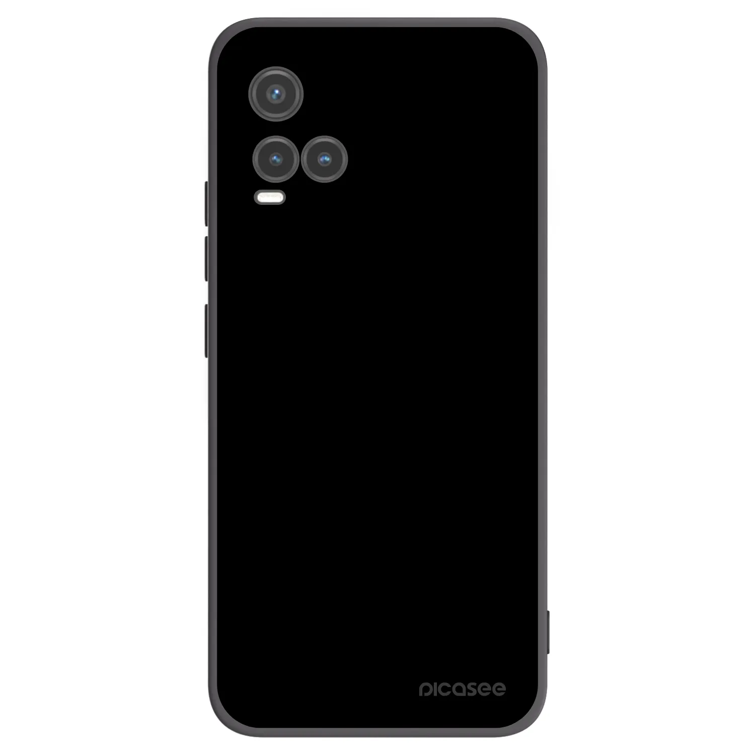 Picasee silikonový černý obal pro Vivo Y33s - Black Bliss