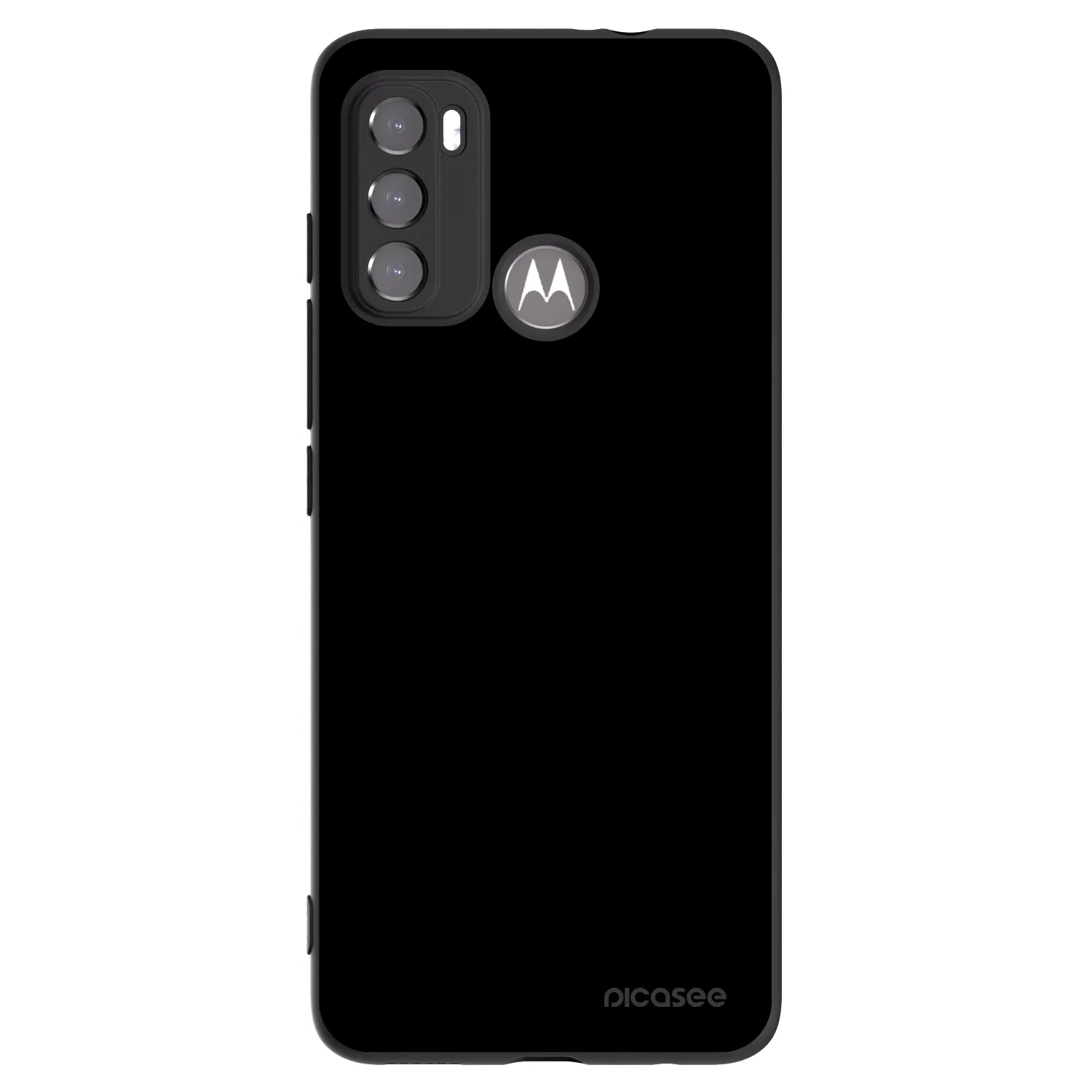 Picasee silikonový černý obal pro Motorola Moto G60 - Black Bliss