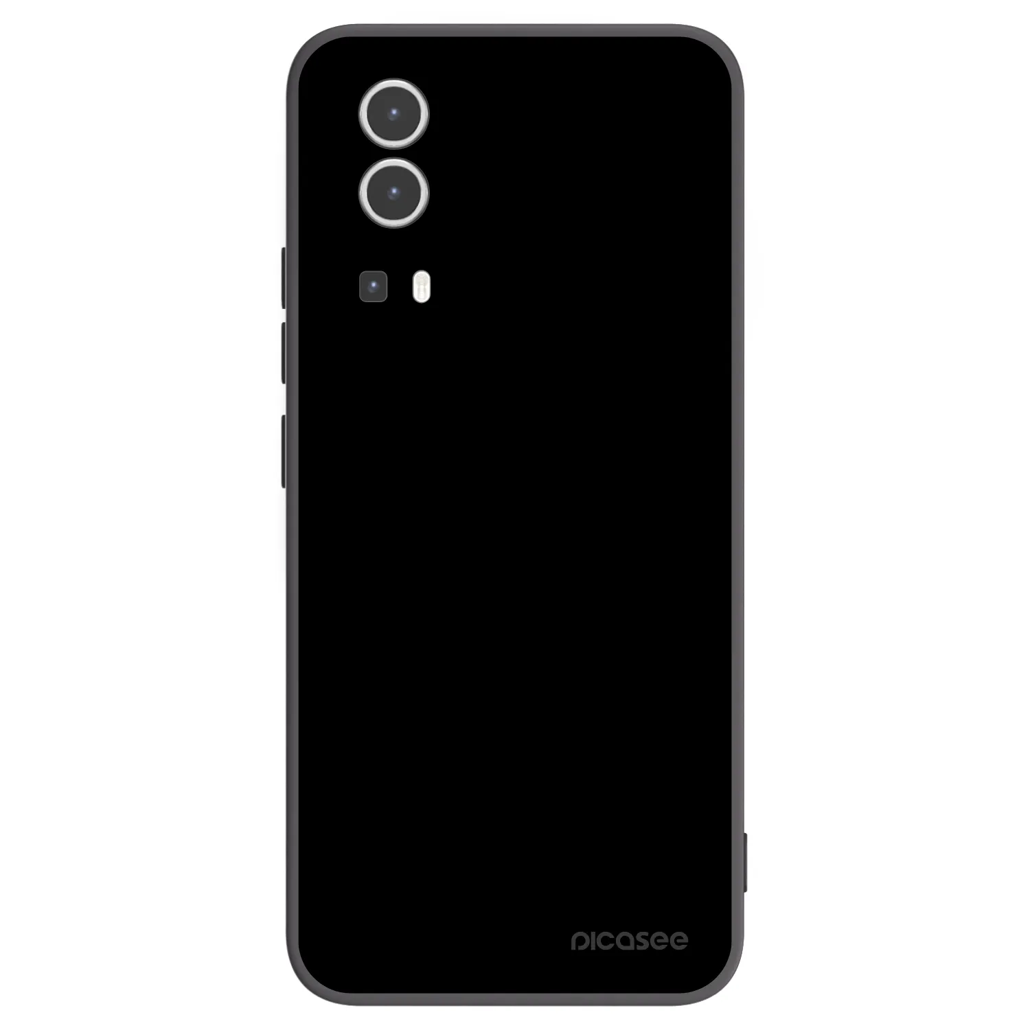 Picasee silikonový černý obal pro Vivo Y72 5G - Black Bliss