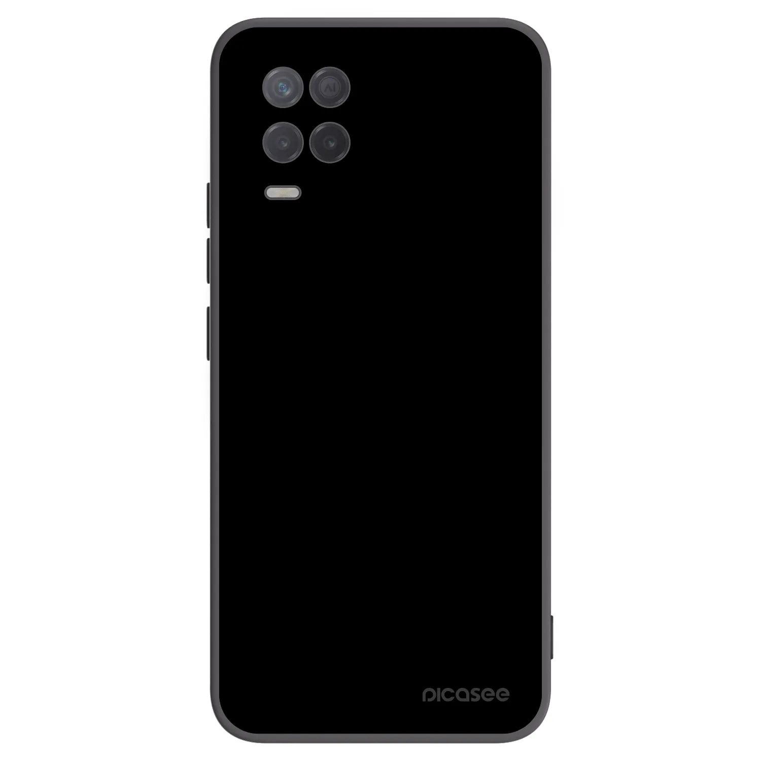 Picasee silikonový černý obal pro Realme 8 5G - Black Bliss