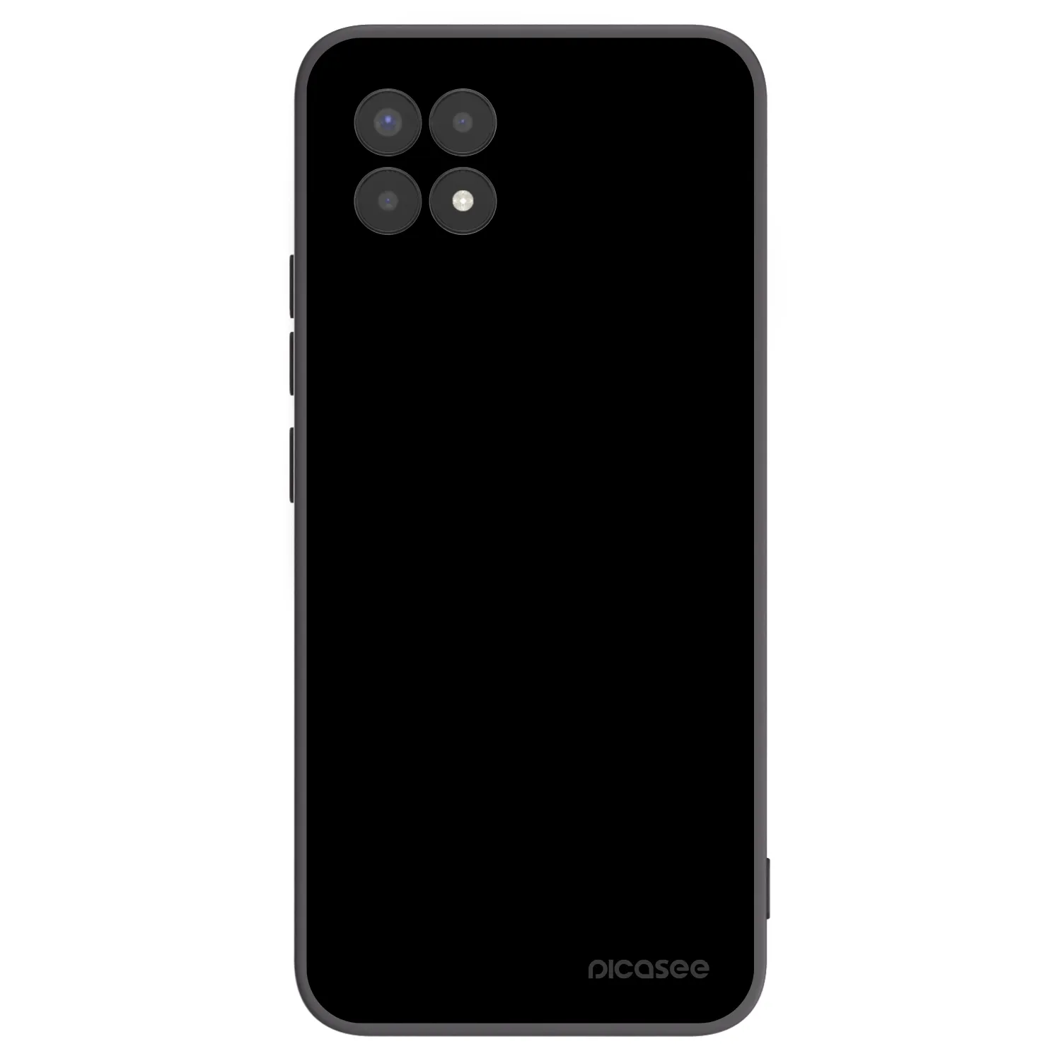 Picasee silikonový černý obal pro Realme 8i - Black Bliss