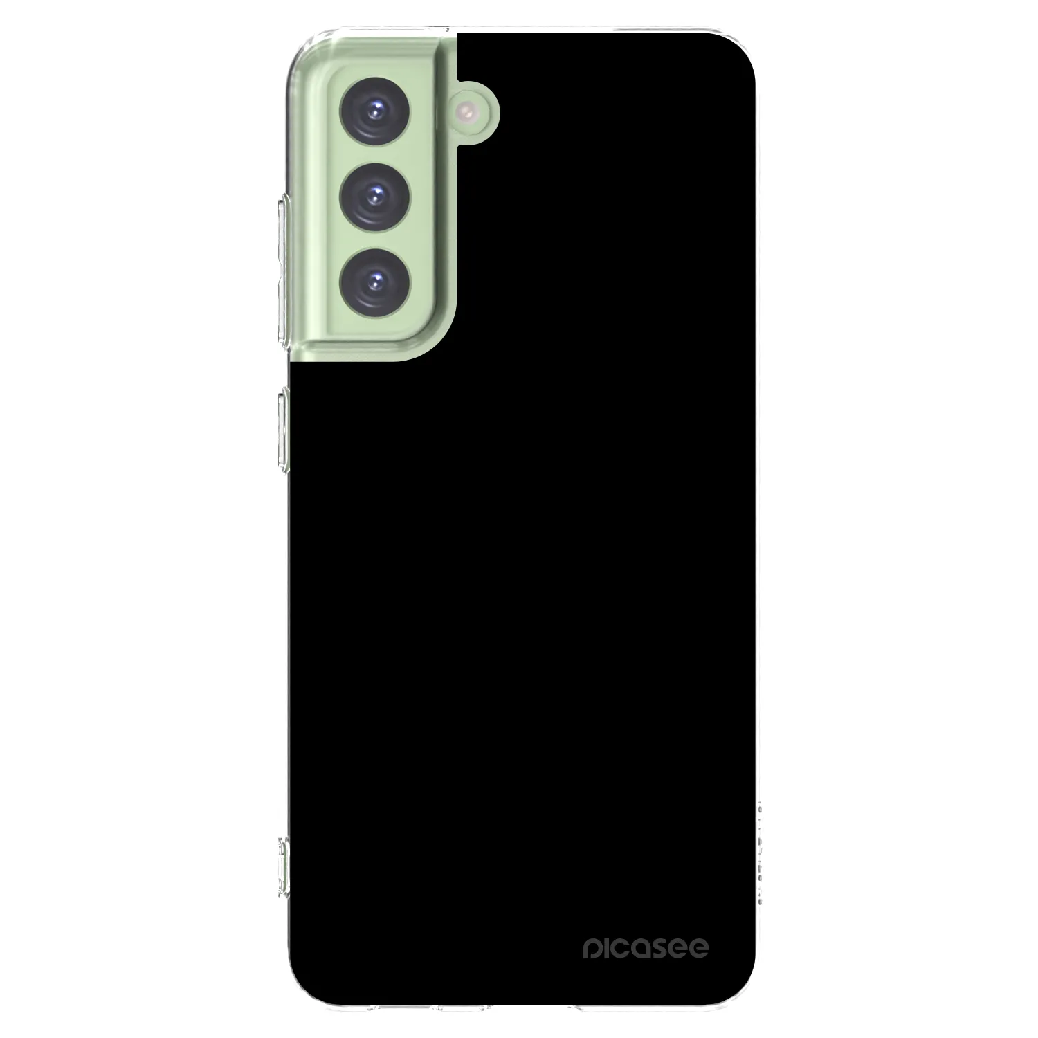 Picasee silikonový průhledný obal pro Samsung Galaxy S21 FE 5G - Black Bliss