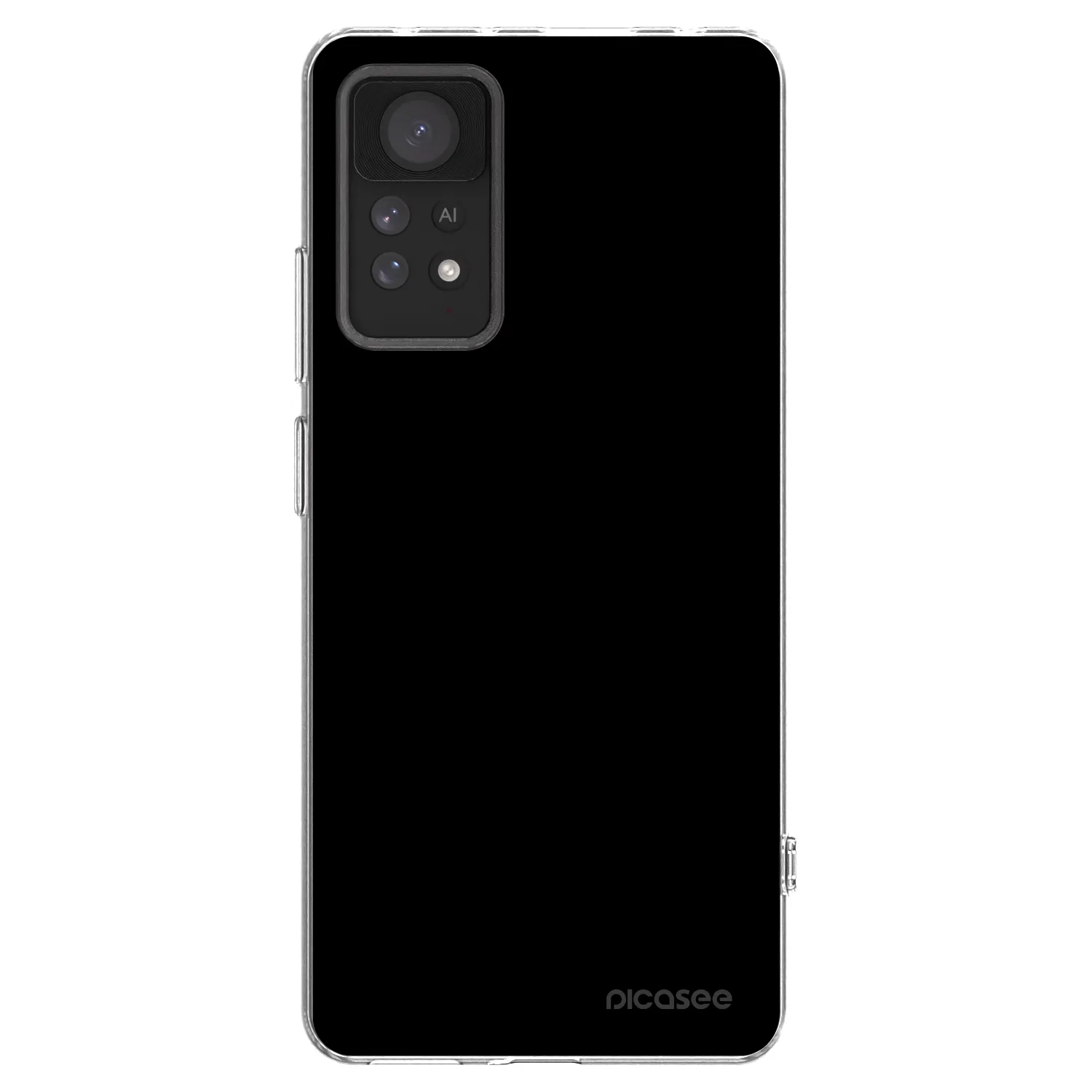 Picasee silikonový průhledný obal pro Xiaomi Redmi Note 11 Pro - Black Bliss