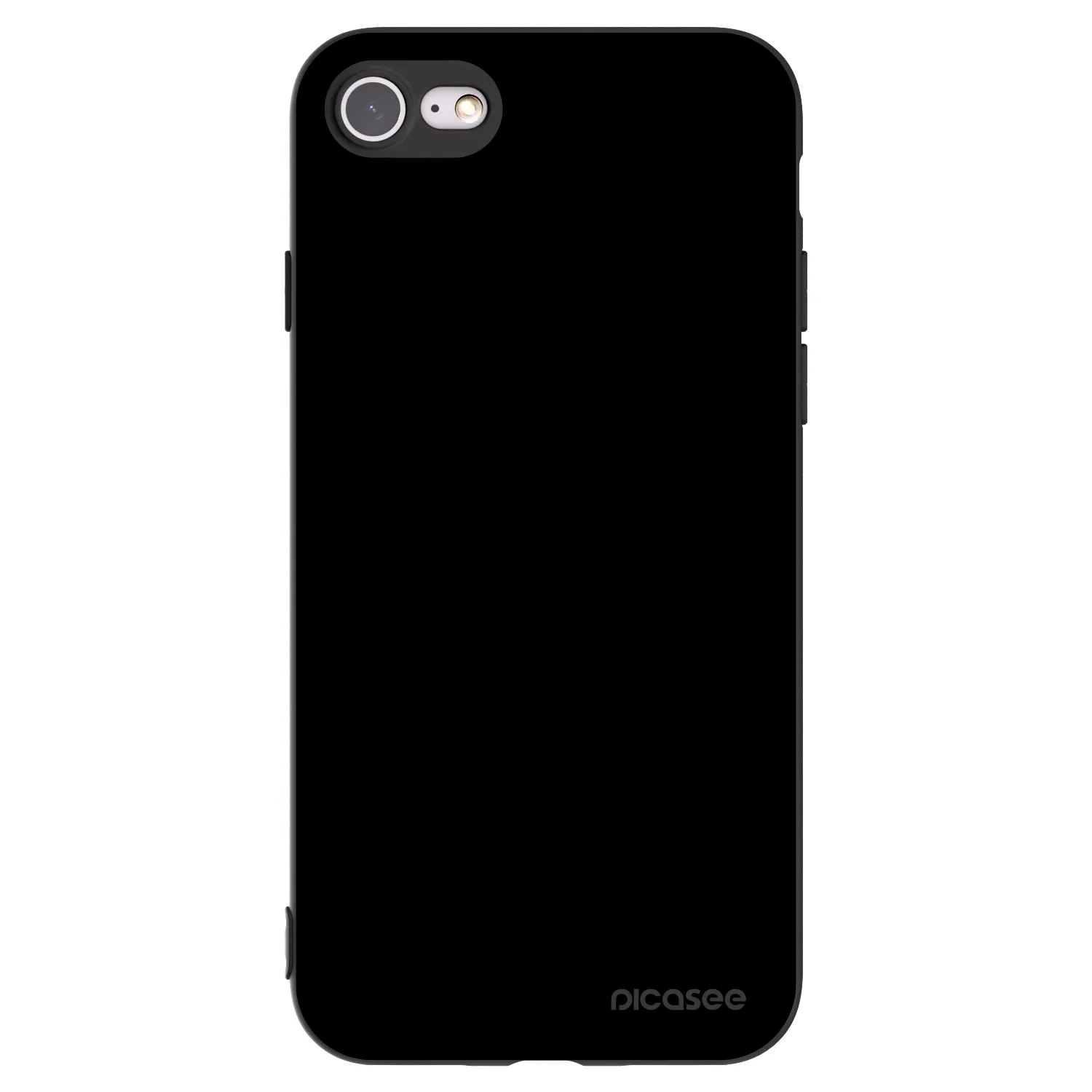 Picasee silikonový černý obal pro Apple iPhone SE 2022 - Black Bliss