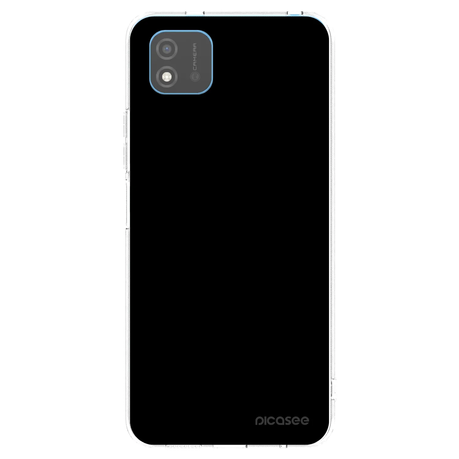 Picasee silikonový průhledný obal pro Realme C11 (2021) - Black Bliss