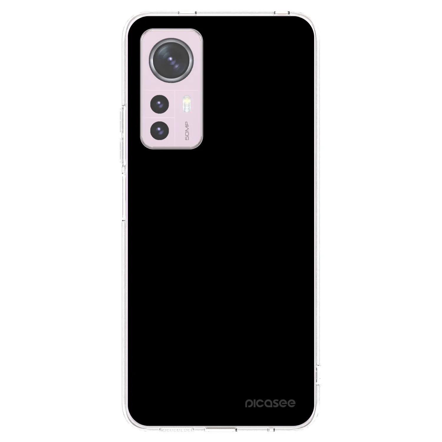 Picasee silikonový průhledný obal pro Xiaomi 12 - Black Bliss