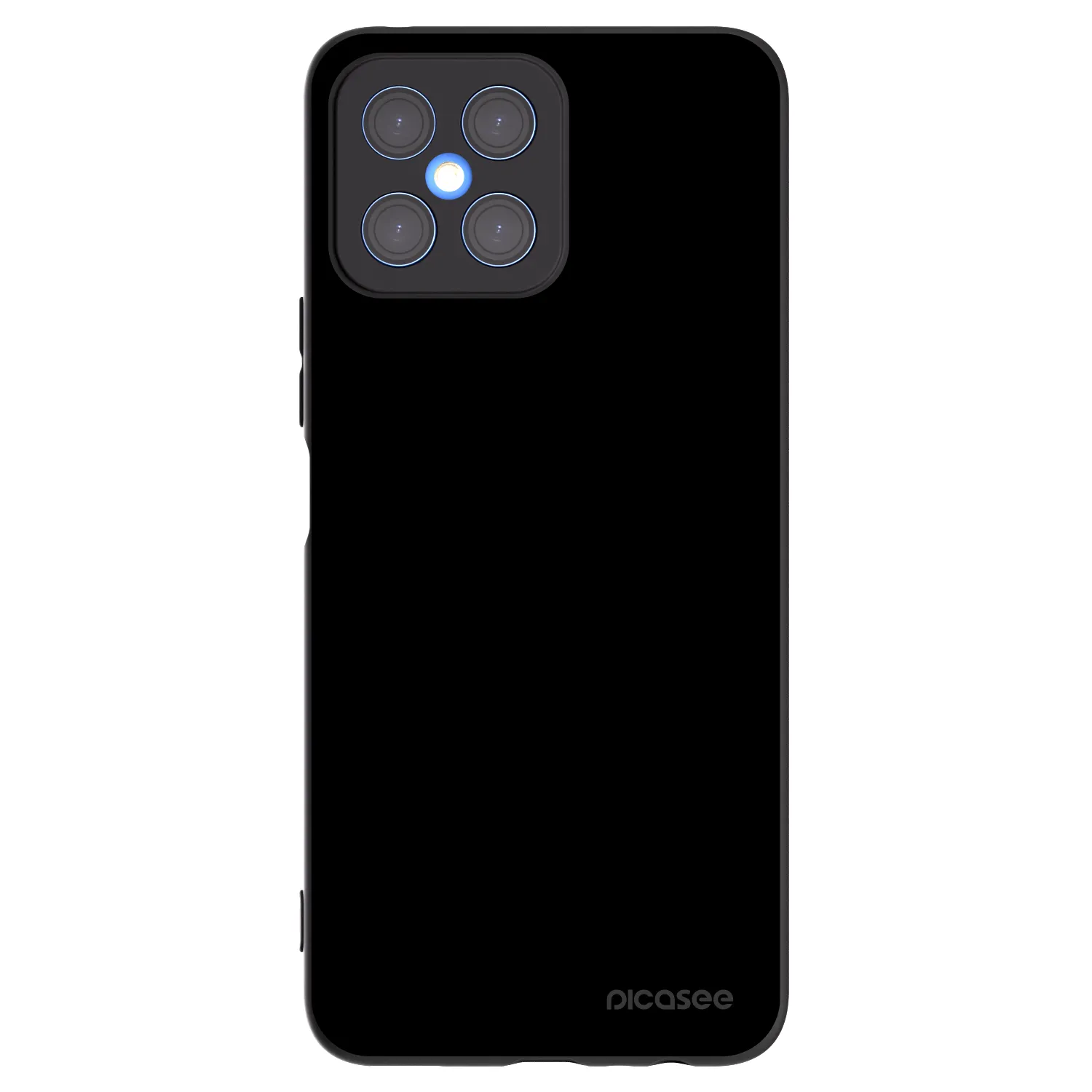 Picasee silikonový černý obal pro Honor X8 4G - Black Bliss