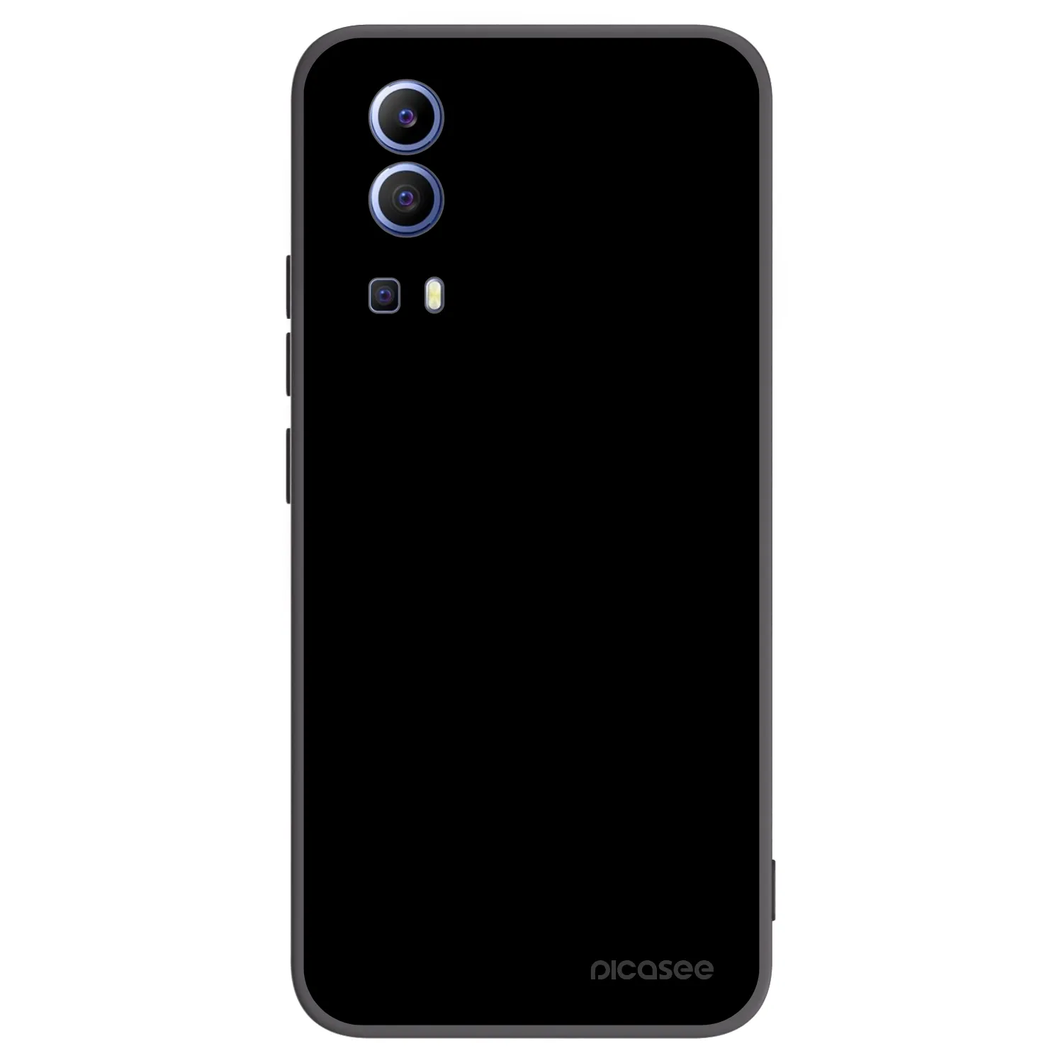 Picasee silikonový černý obal pro Vivo Y52 5G - Black Bliss