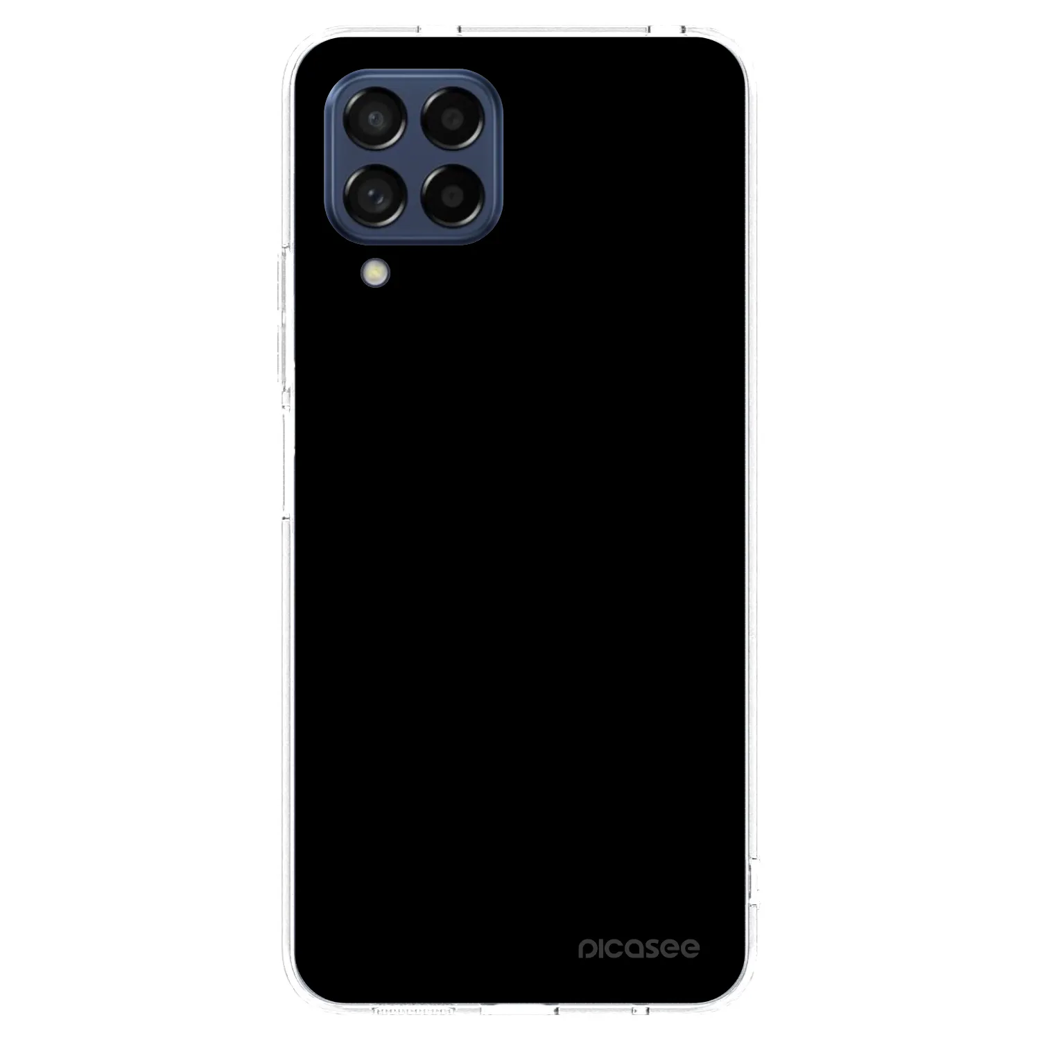 Picasee silikonový průhledný obal pro Samsung Galaxy M53 5G - Black Bliss